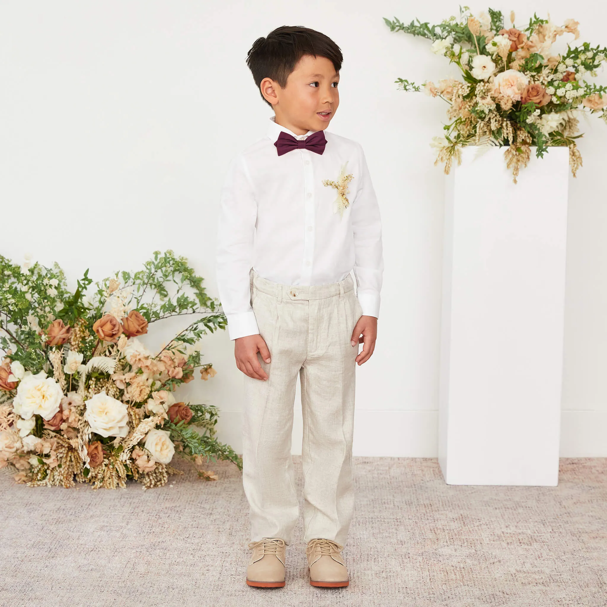 Harry Bow Tie - Cabernet sold by Birdy Grey product image thumbnail 4