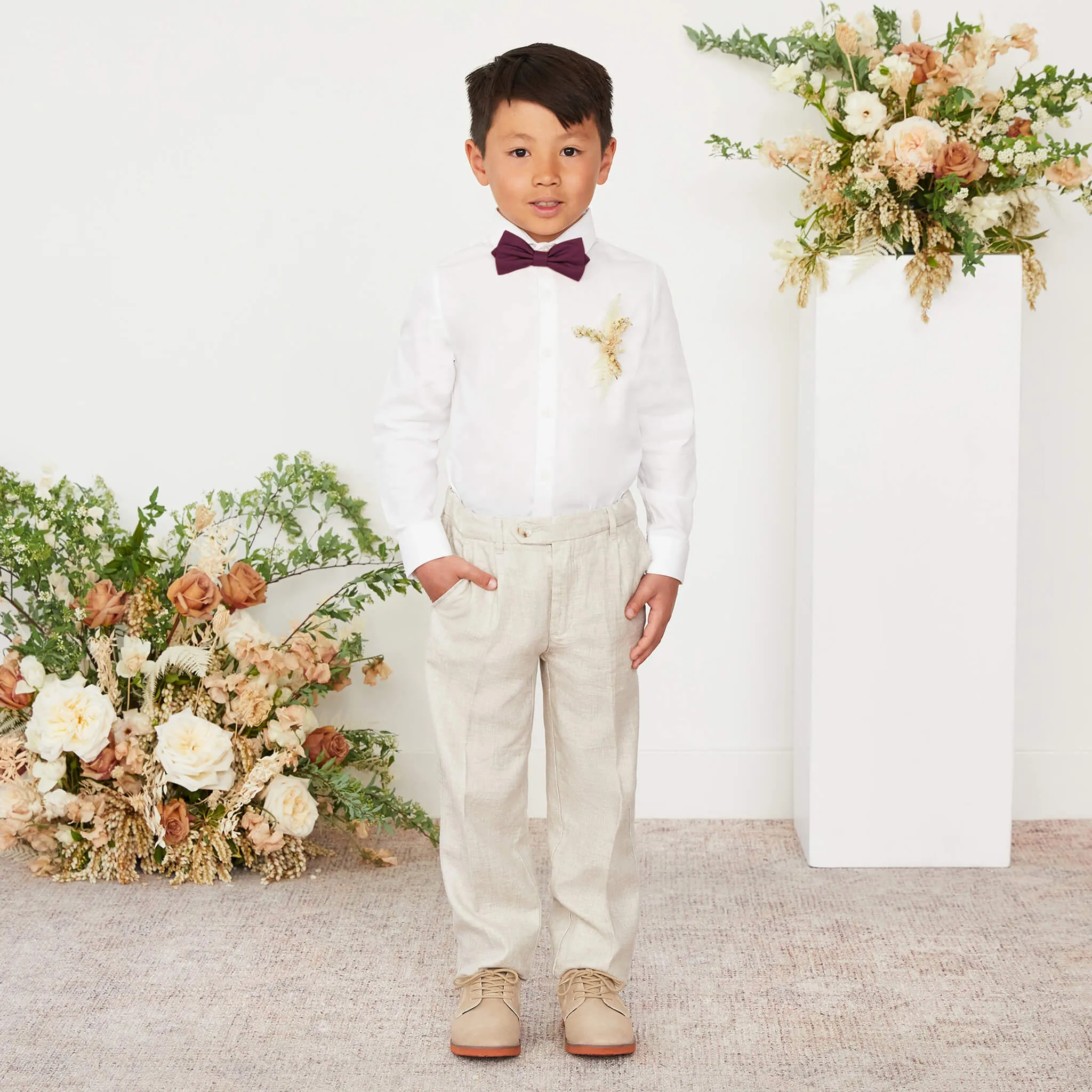 Harry Bow Tie - Cabernet sold by Birdy Grey product image thumbnail 2