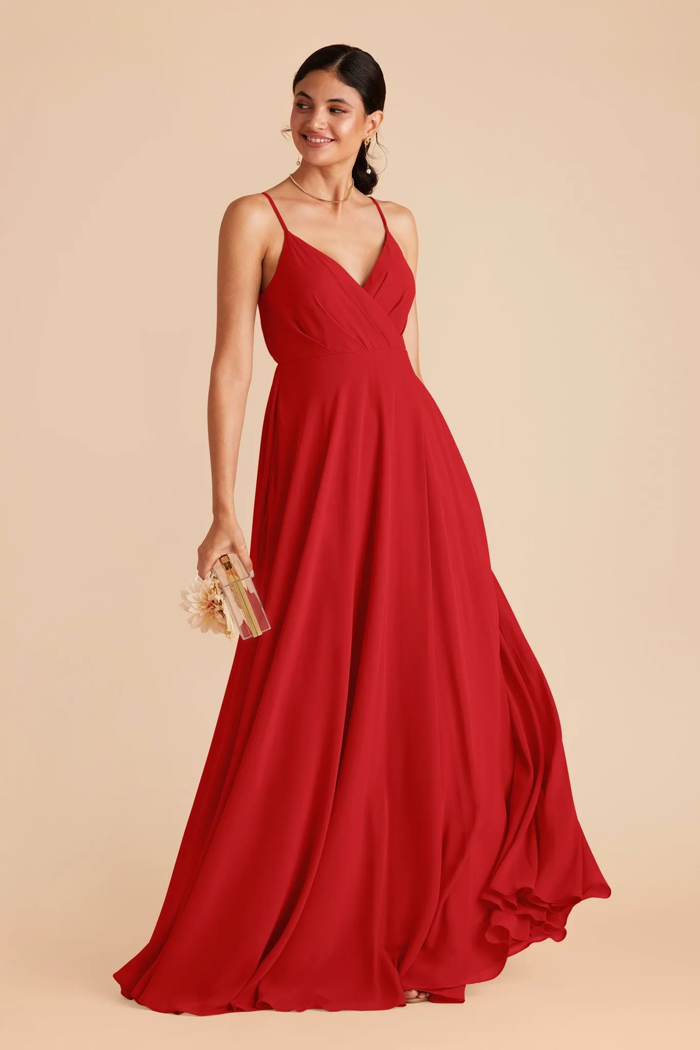 Kaia Dress - Ruby Red sold by Birdy Grey product image thumbnail 3