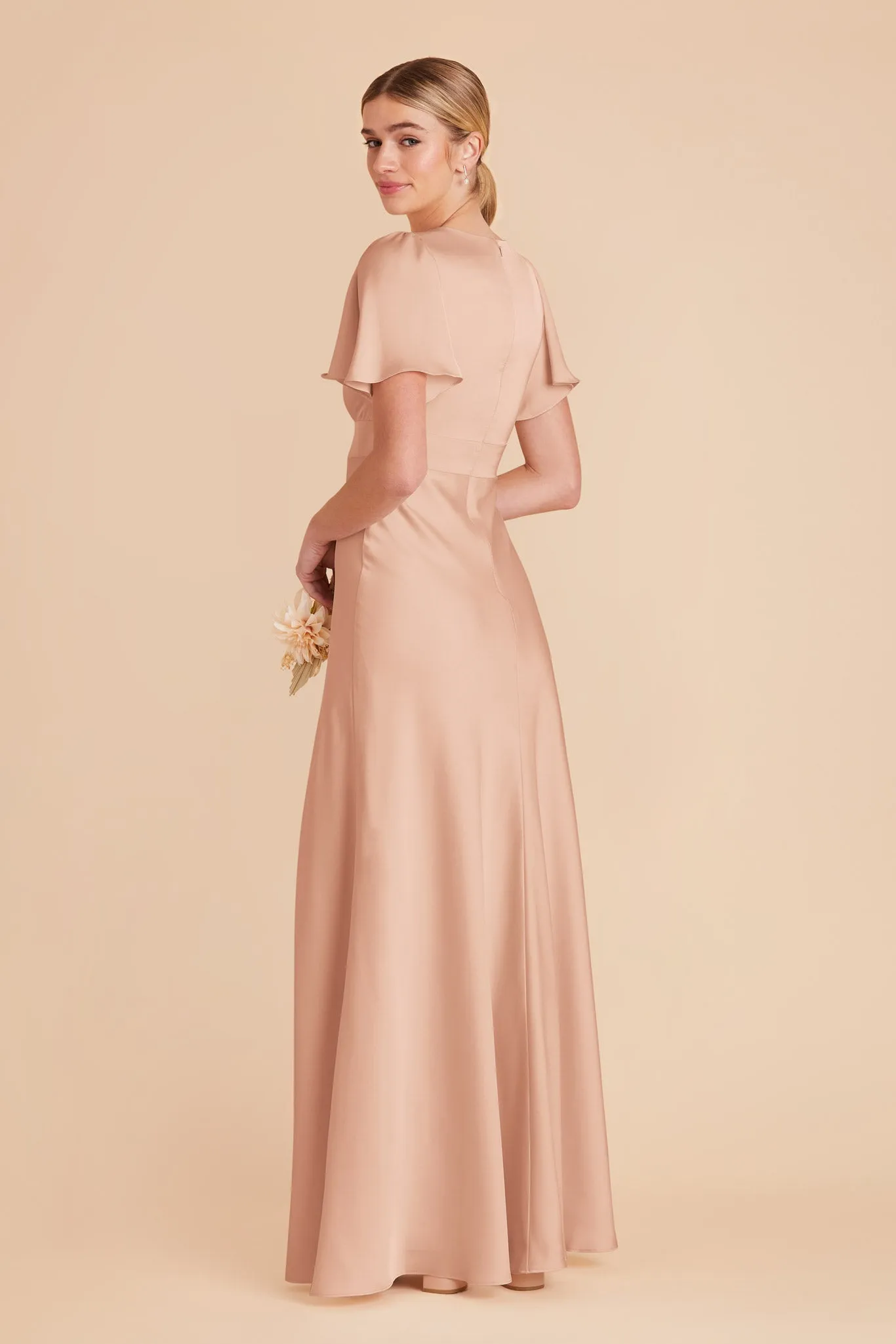 Marni Matte Satin Dress - Rose Gold sold by Birdy Grey product image thumbnail 4