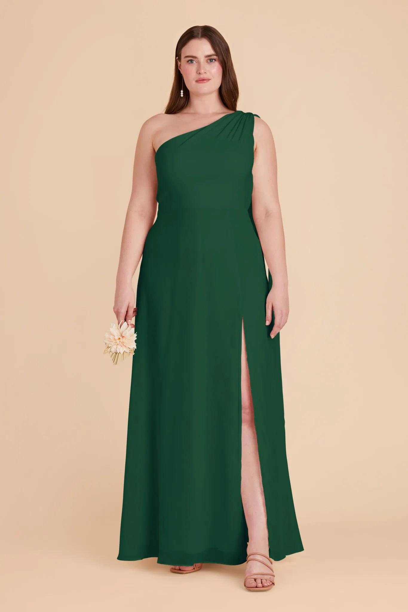 Melissa Chiffon Dress - Forest Green sold by Birdy Grey product image thumbnail 2