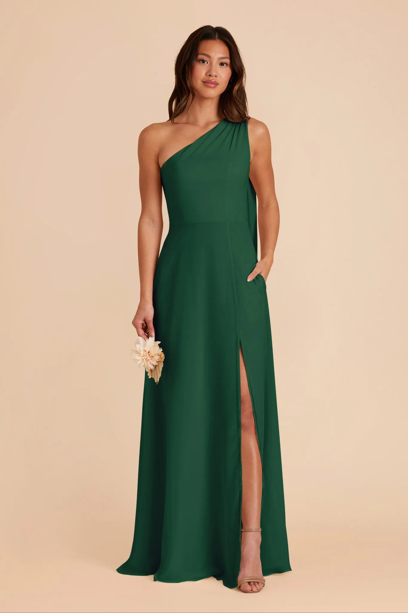 Melissa Chiffon Dress - Forest Green sold by Birdy Grey product image thumbnail 5