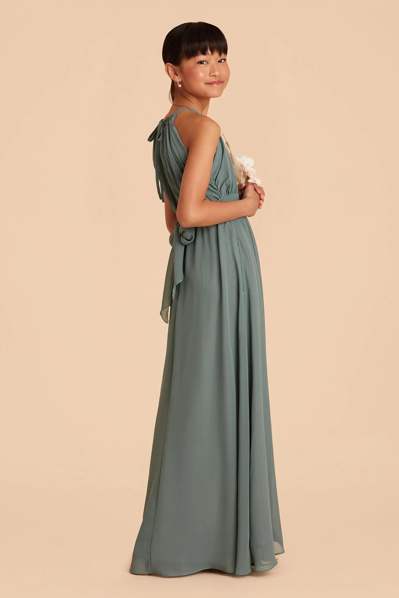 Sienna Junior Dress - Sea Glass sold by Birdy Grey product image thumbnail 2