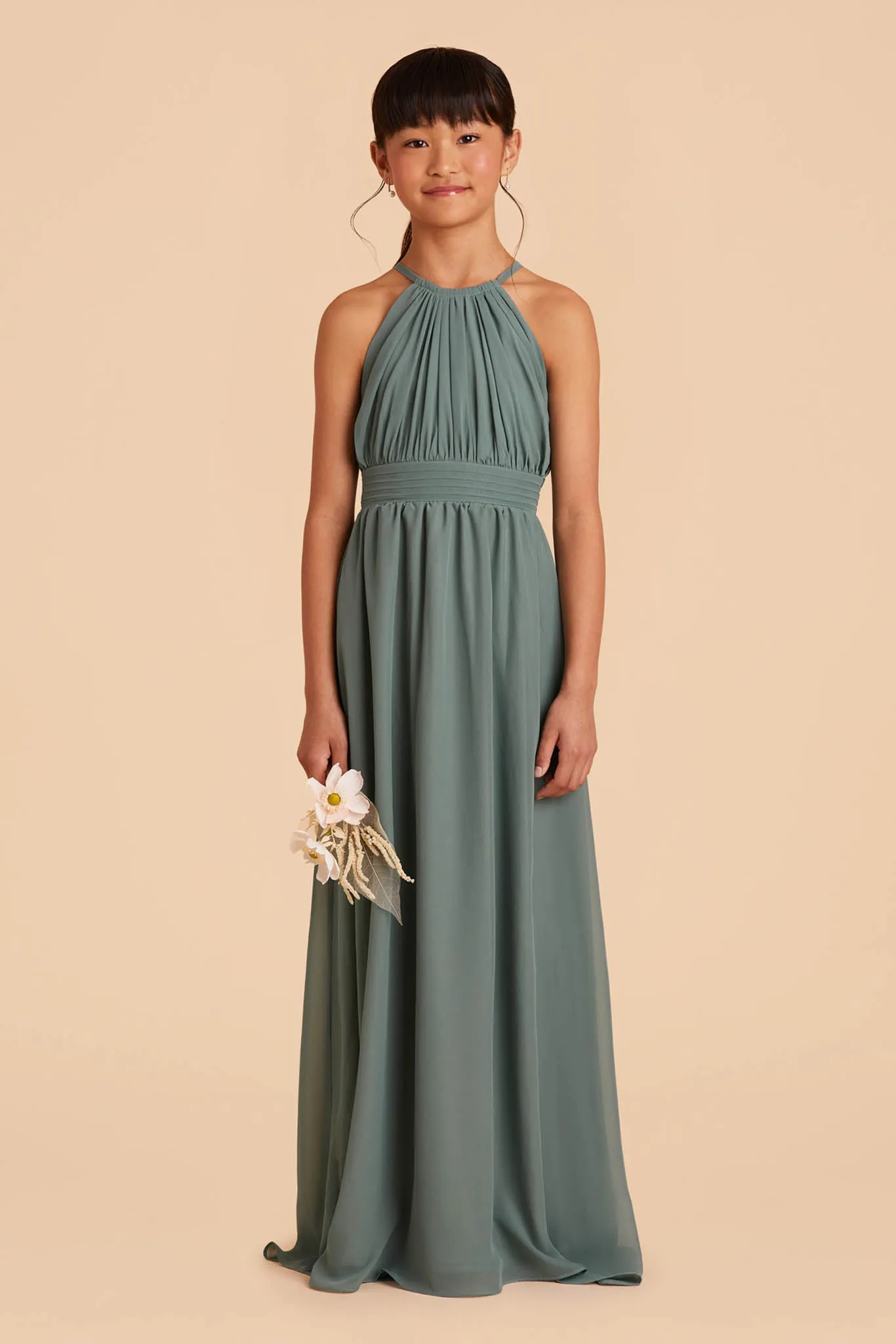 Sienna Junior Dress - Sea Glass sold by Birdy Grey product image thumbnail 4