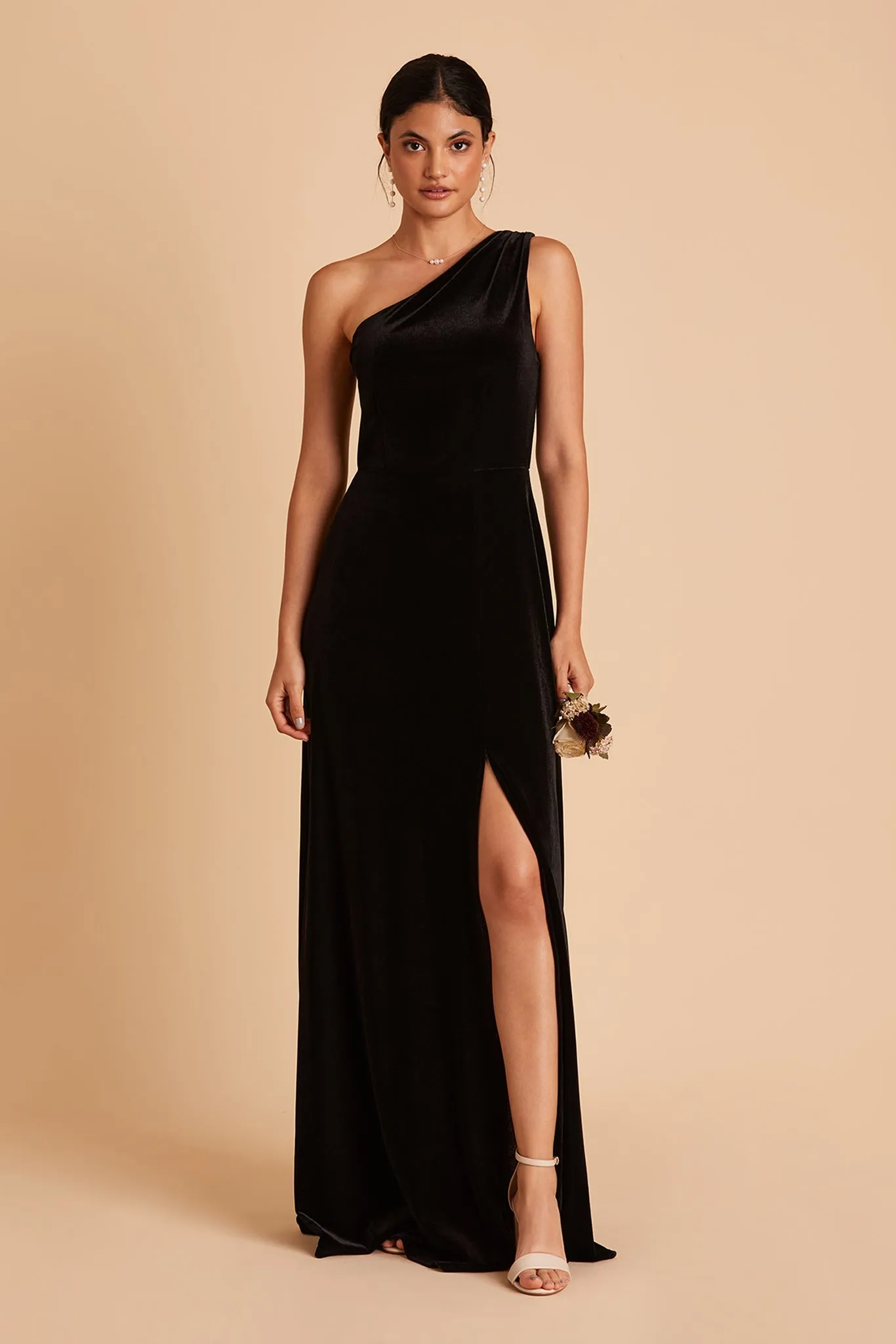 Kira Velvet Dress - Black sold by Birdy Grey product image thumbnail 3