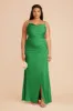 Lydia Matte Satin Dress - Kelly Green sold by Birdy Grey