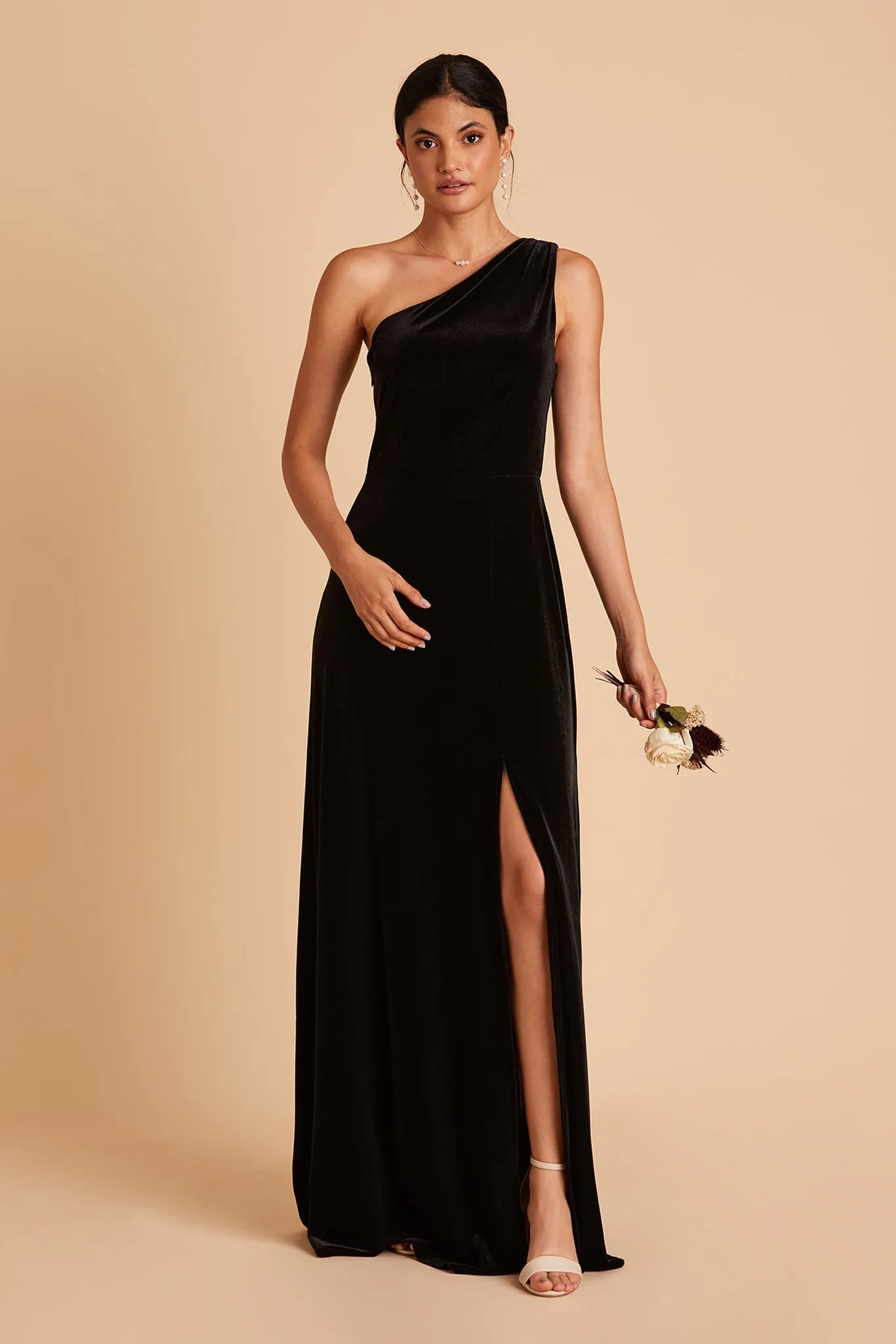 Kira Velvet Dress - Black sold by Birdy Grey product image thumbnail 4