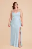 Jay Matte Satin Dress - Mist Blue sold by Birdy Grey