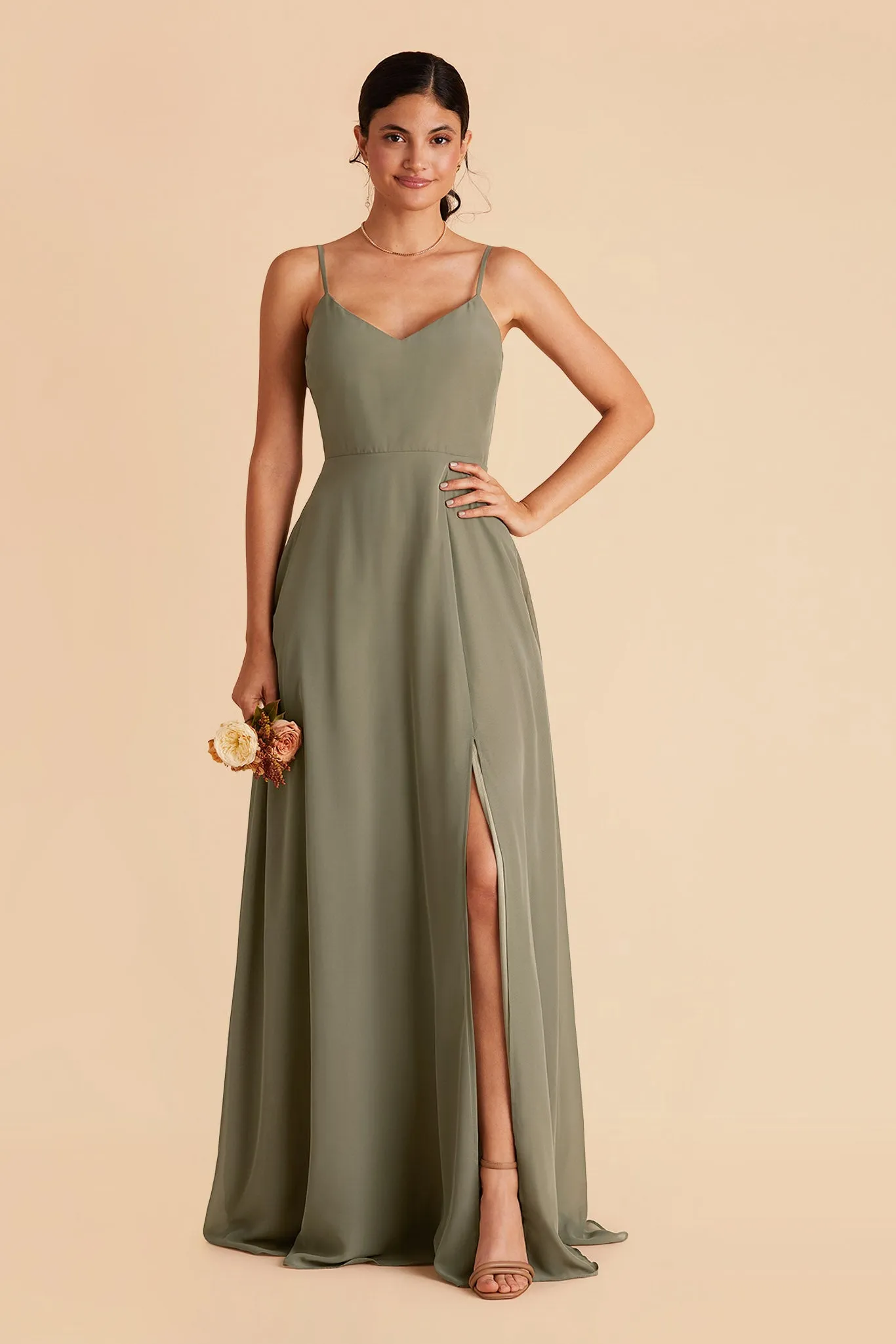 Devin Convertible Dress - Moss Green sold by Birdy Grey product image thumbnail 4