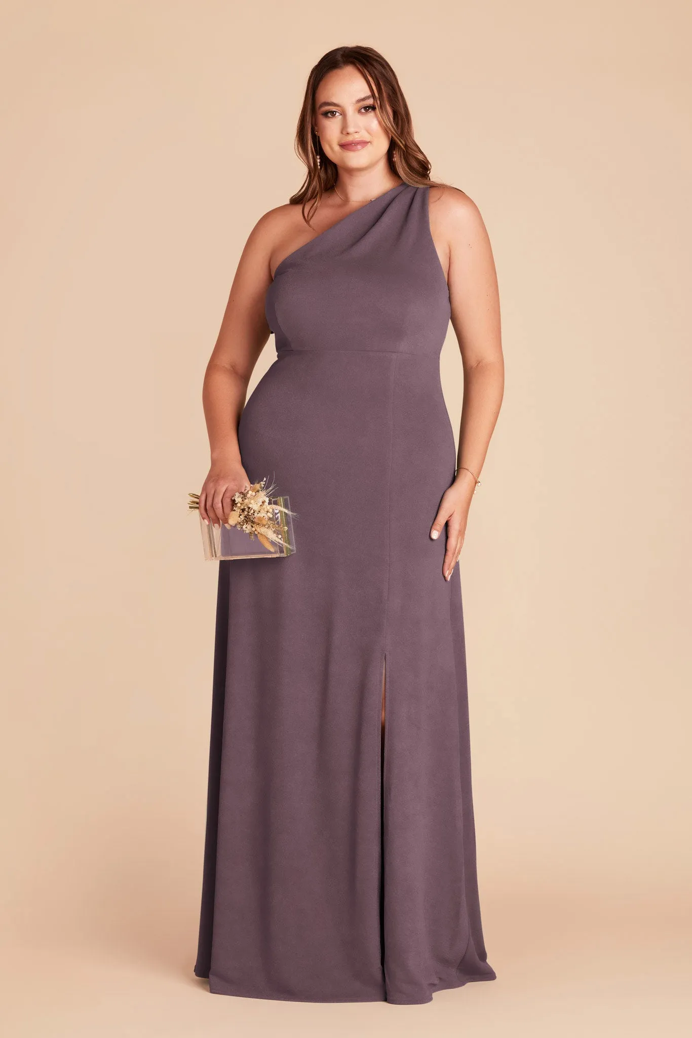 Kira Crepe Dress - Plum sold by Birdy Grey product image thumbnail 2