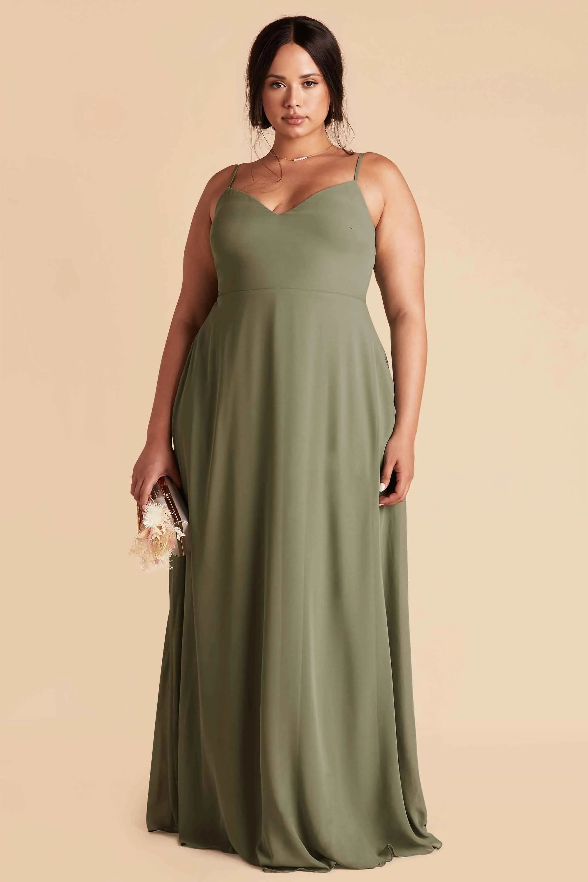 Devin Convertible Dress - Moss Green sold by Birdy Grey product image thumbnail 2