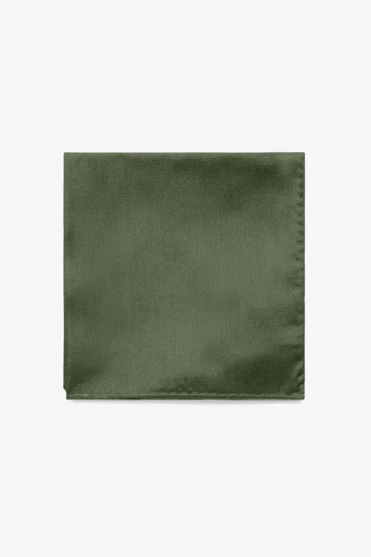Didi Pocket Square - Olive sold by Birdy Grey