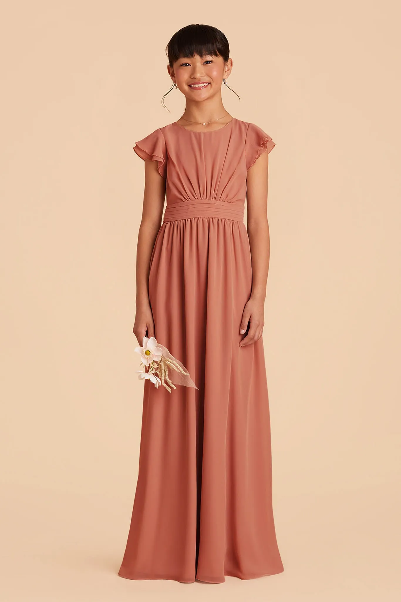 Celine Junior Dress - Terracotta sold by Birdy Grey