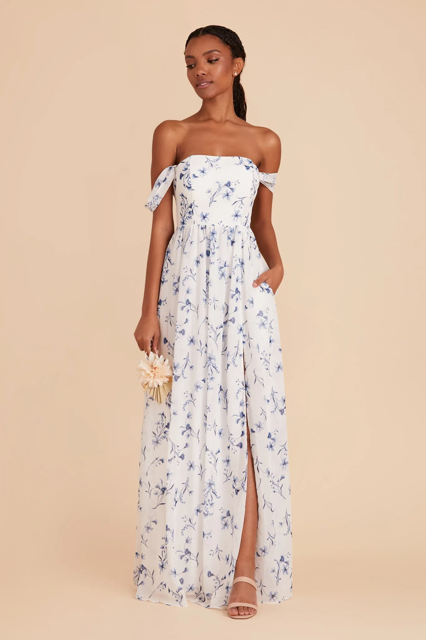 August Convertible Dress - Blue Le Fleur sold by Birdy Grey product image thumbnail 3