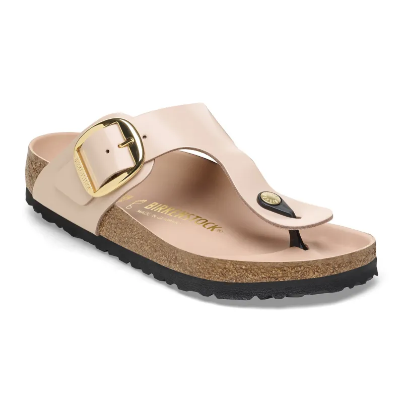 Gizeh Big Buckle Natural Leather Patent sold by Birkenstock