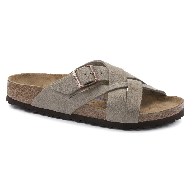 Lugano Soft Footbed Suede Leather sold by Birkenstock