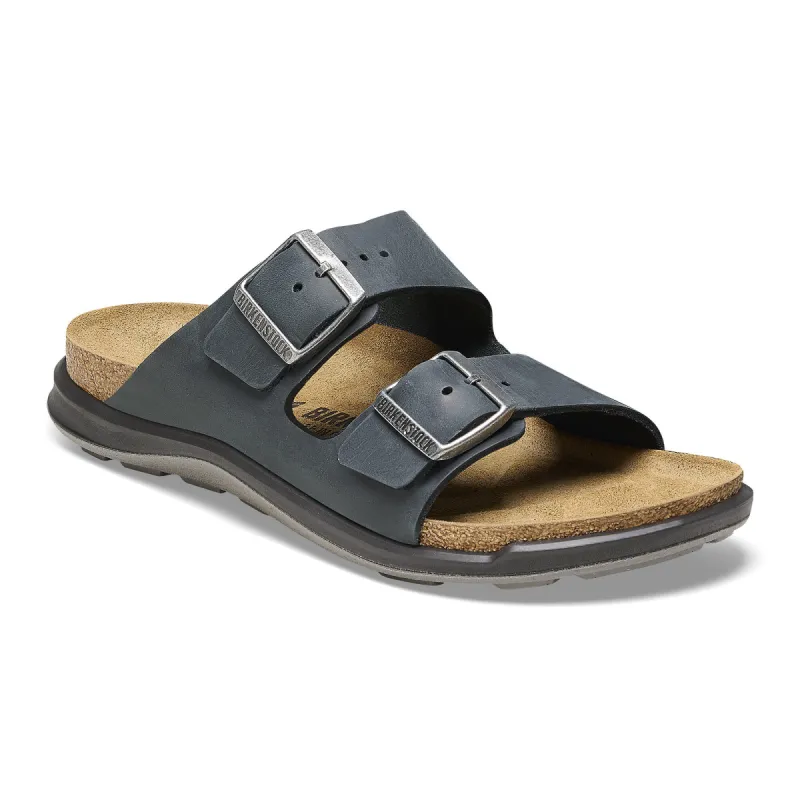 Arizona Crosstown Oiled Leather Black sold by Birkenstock