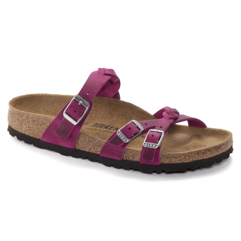 Franca Braided Natural Leather Oiled sold by Birkenstock