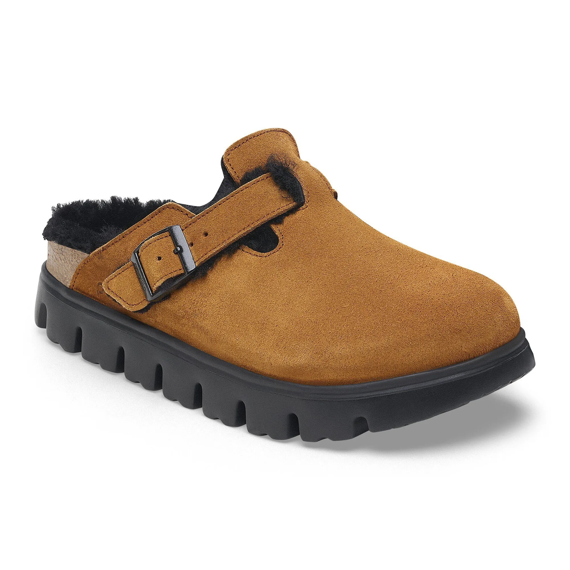 Boston PAP Chunky Shearling Suede Leather/Fur sold by Birkenstock