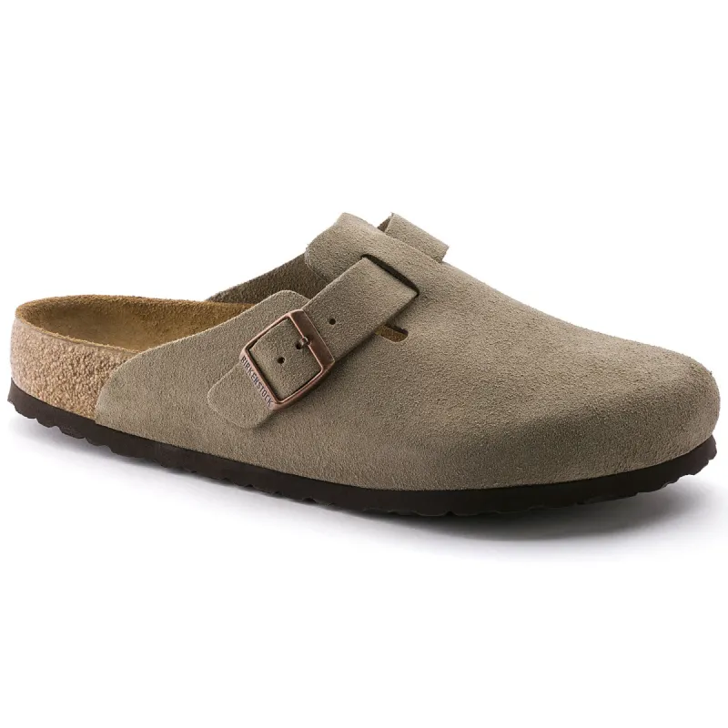 Boston Soft Footbed Suede Leather sold by Birkenstock