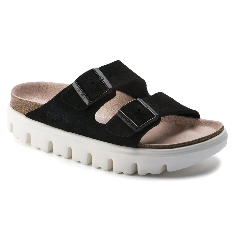 Arizona Platform Suede Leather sold by Birkenstock