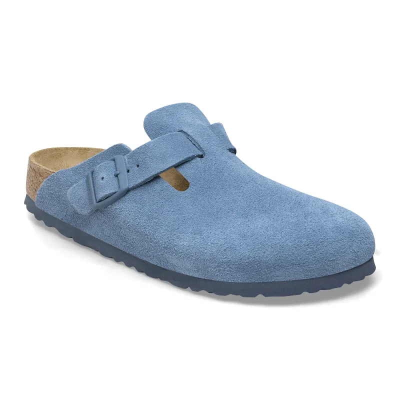 Boston Soft Footbed Suede Leather sold by Birkenstock