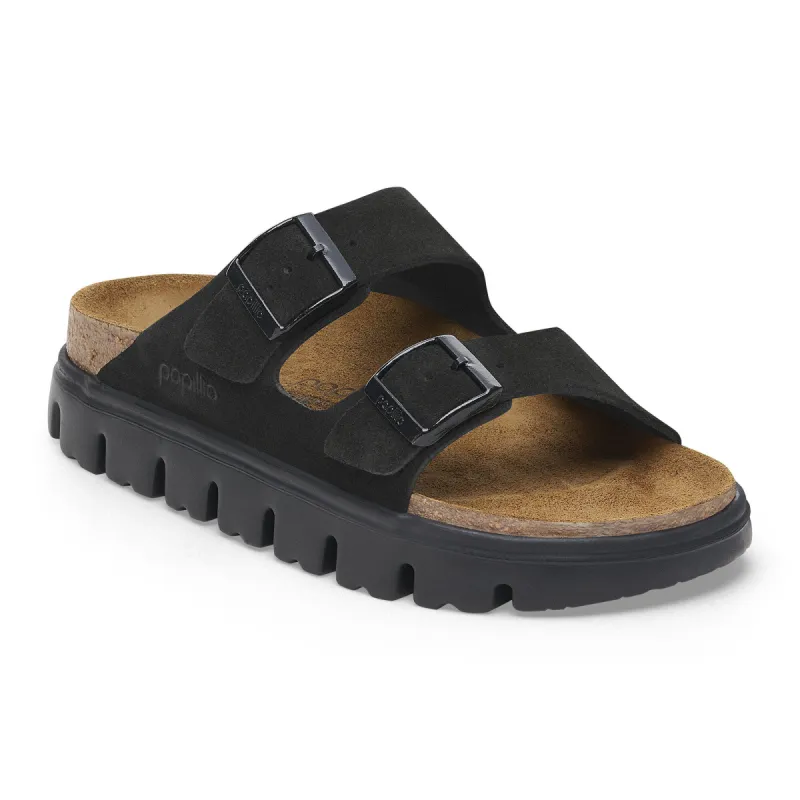 Arizona Platform Suede Leather sold by Birkenstock
