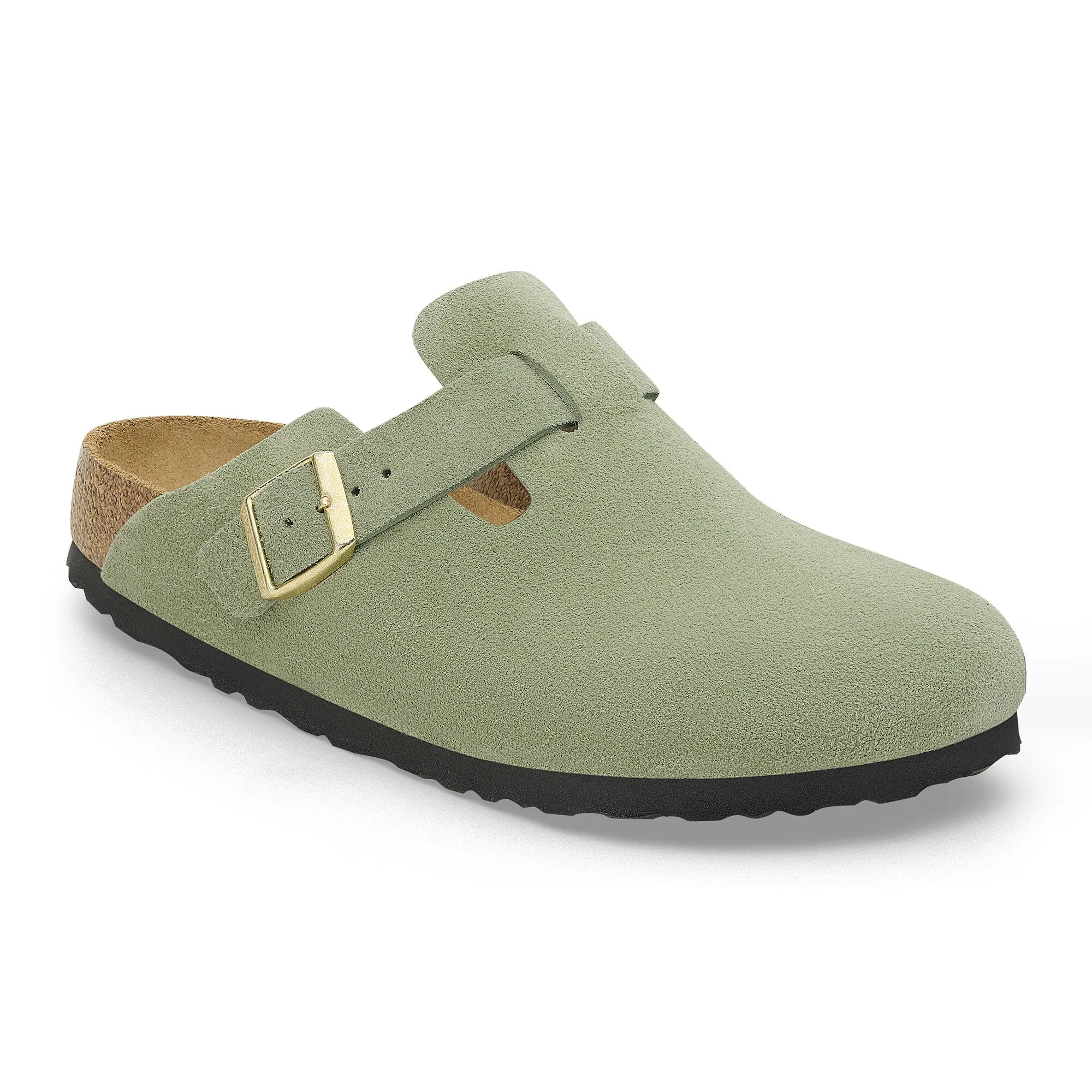Boston Soft Footbed Suede Leather sold by Birkenstock