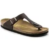 Gizeh Oiled Leather Habana Thong Sandals sold by Birkenstock
