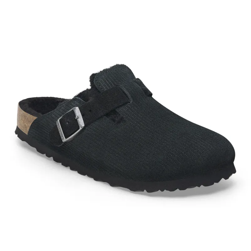 Boston VL Corduroy Teddy Shearling Suede Leather/Fur sold by Birkenstock