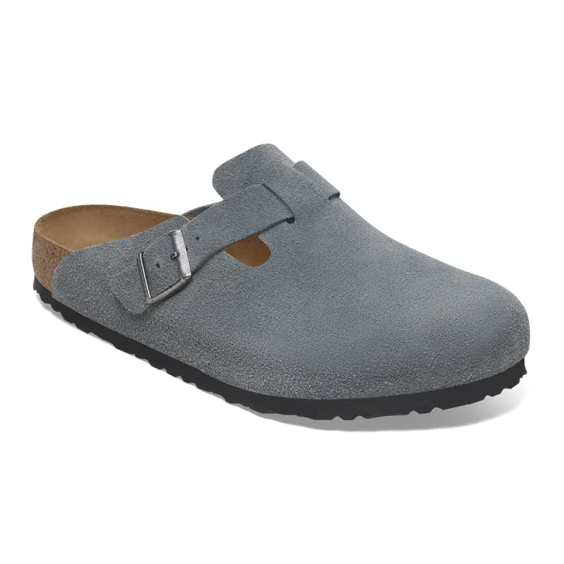 Boston Soft Footbed Suede Leather sold by Birkenstock