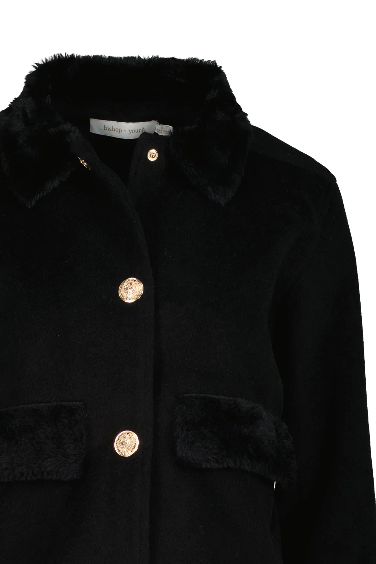 Lily Fur Collar Jacket sold by bishop + young product image thumbnail 4