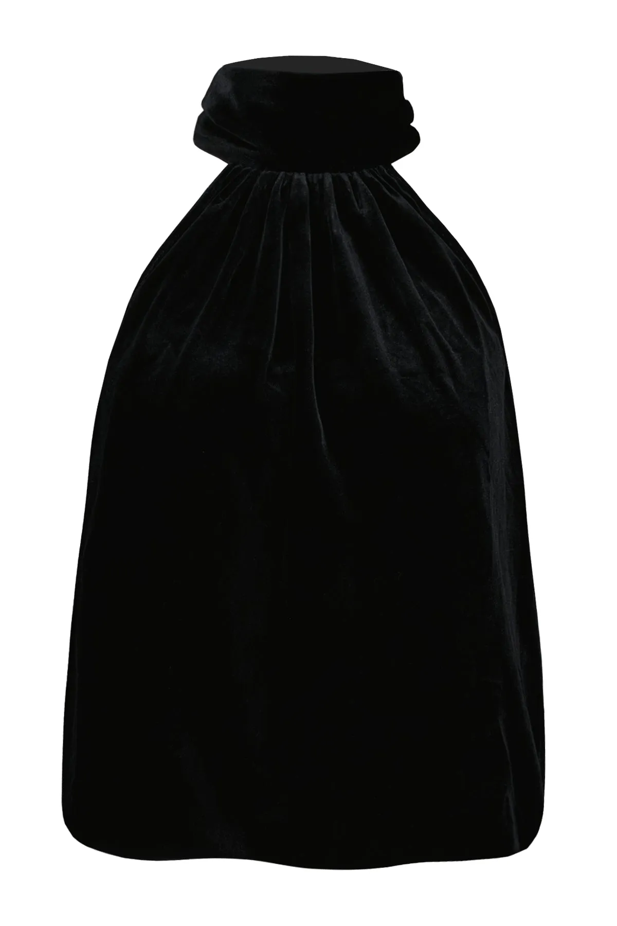Luxe Velvet Bubble Hem Halter Top sold by bishop + young product image thumbnail 4