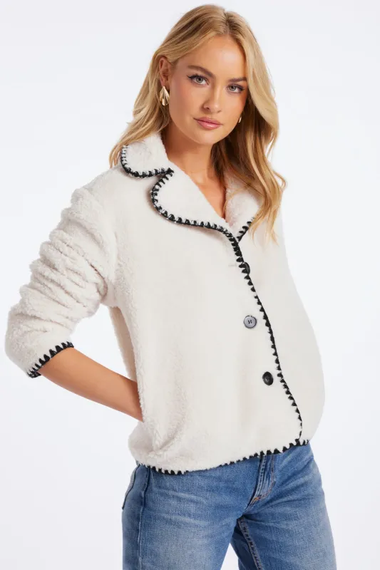 Luxe Boheme Sherpa Jacket sold by bishop + young