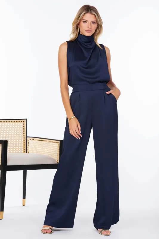 Micro Plisse Pull-On Pant made by bishop + young