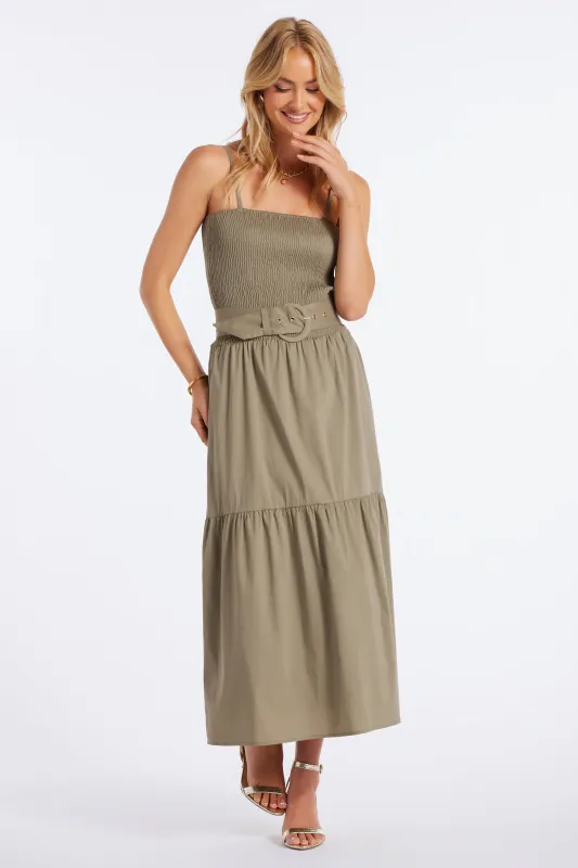 Stella Smock Tiered Dress sold by bishop + young