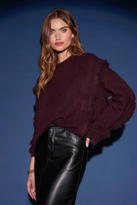 Mckenzie Fringe Sweater sold by bishop + young