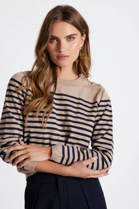 Jamie Stripe Sweater sold by bishop + young