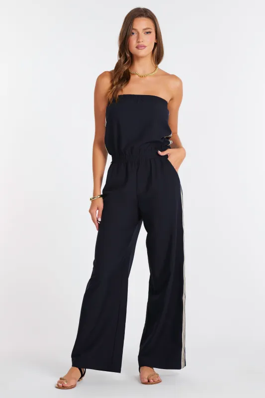 Jagger Strapless Jumpsuit made by bishop + young