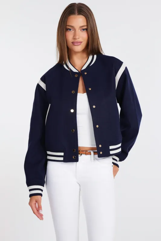 Power Play Varsity Jacket sold by bishop + young