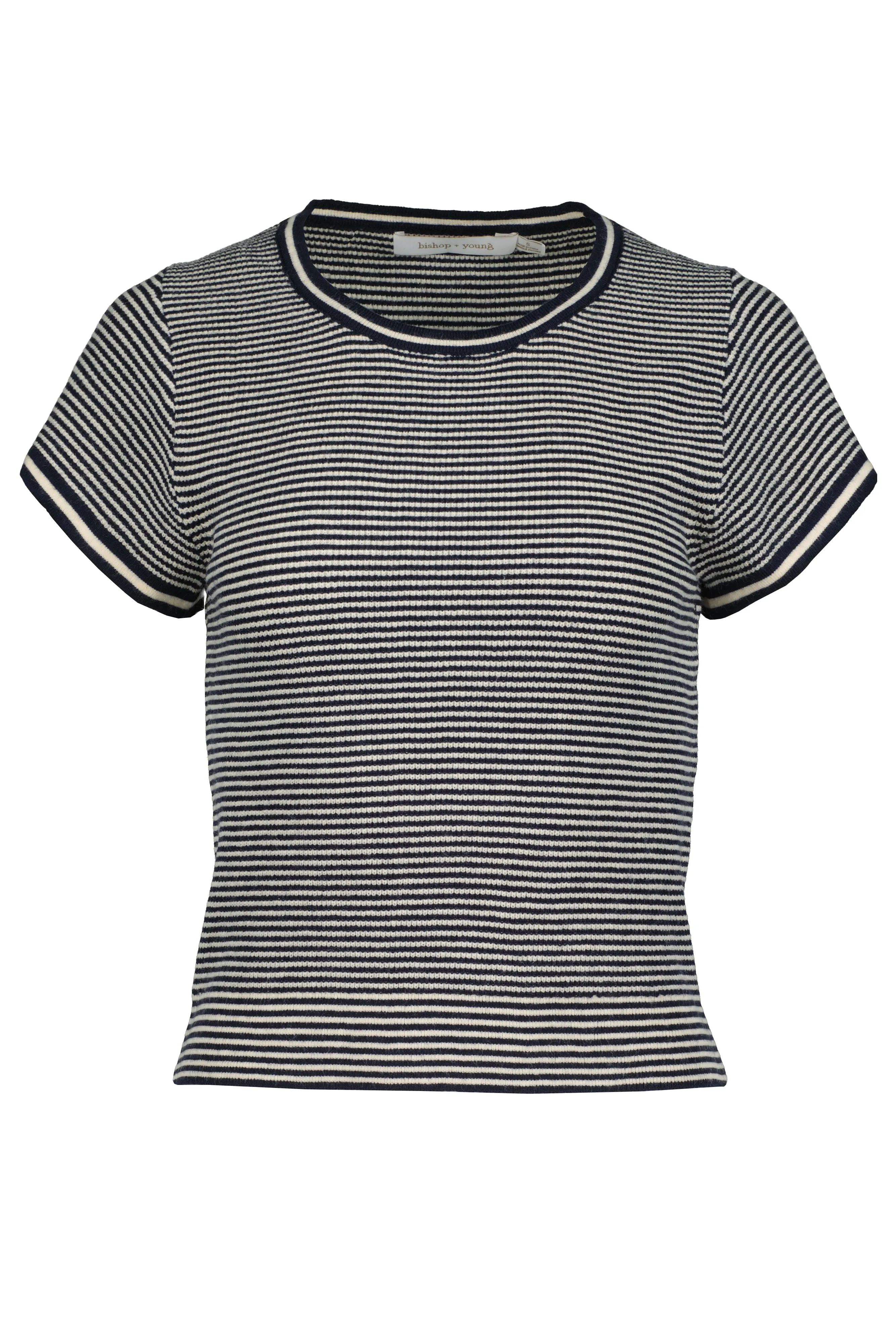 Hepburn Short Sleeve Stripe Sweater sold by bishop + young product image thumbnail 4