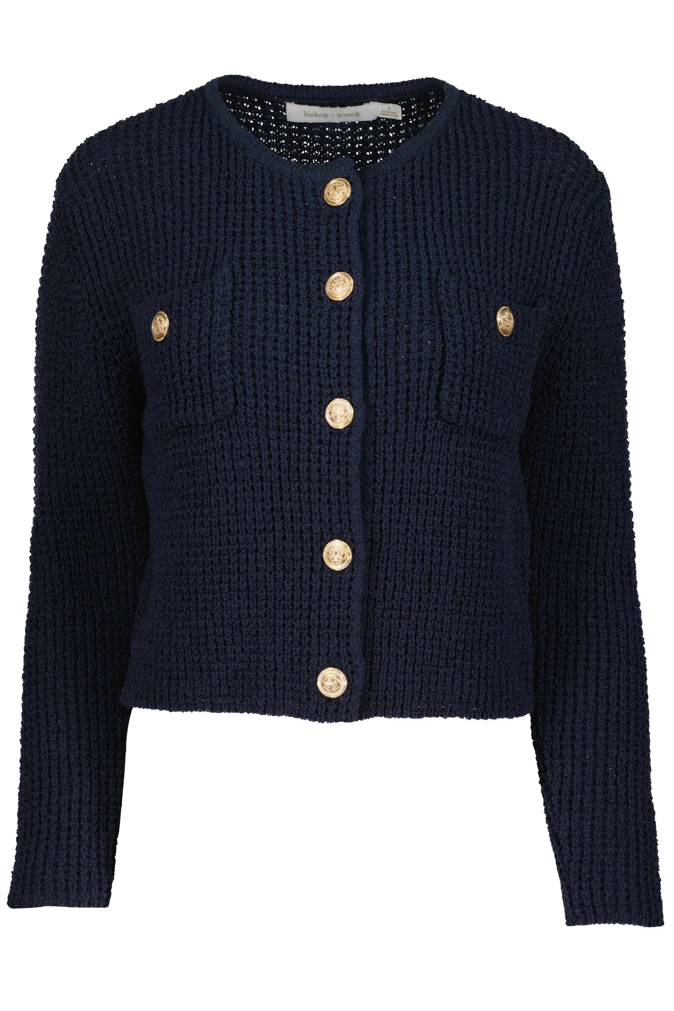 Dakota Cardigan sold by bishop + young