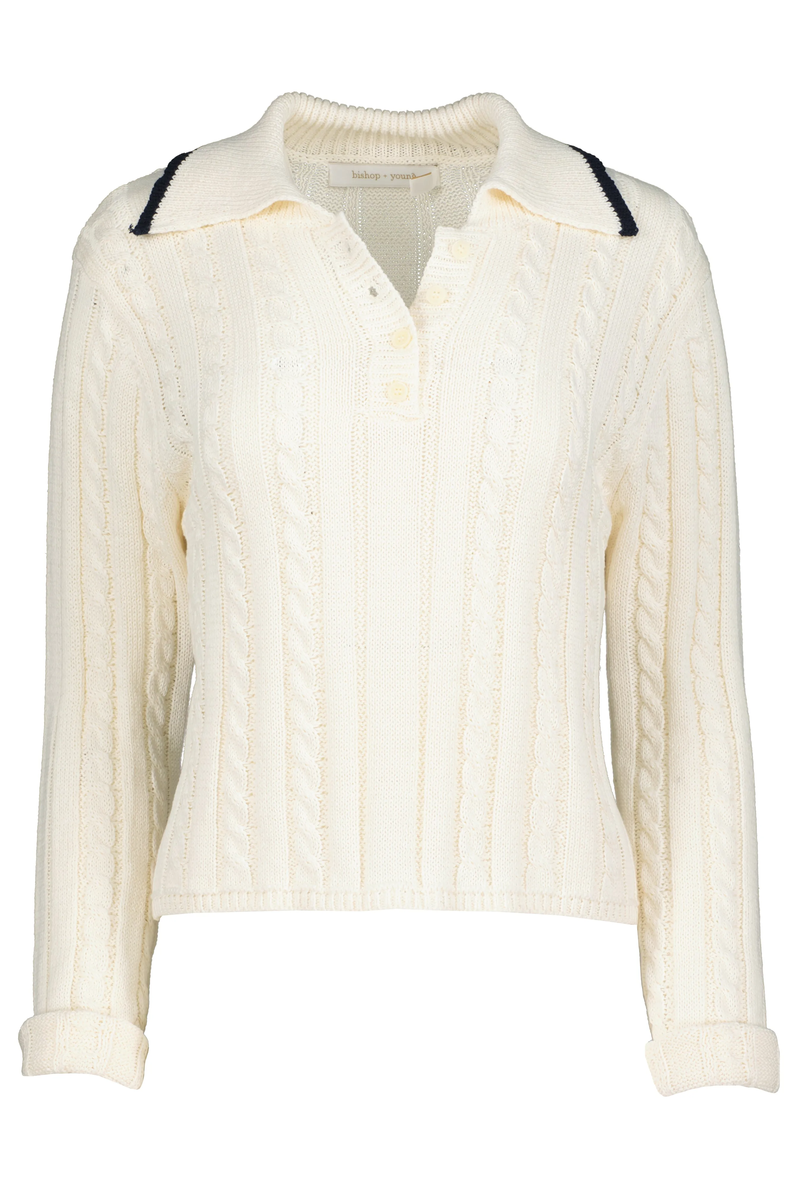 Jackie Polo Long Sleeve Sweater sold by bishop + young product image thumbnail 2