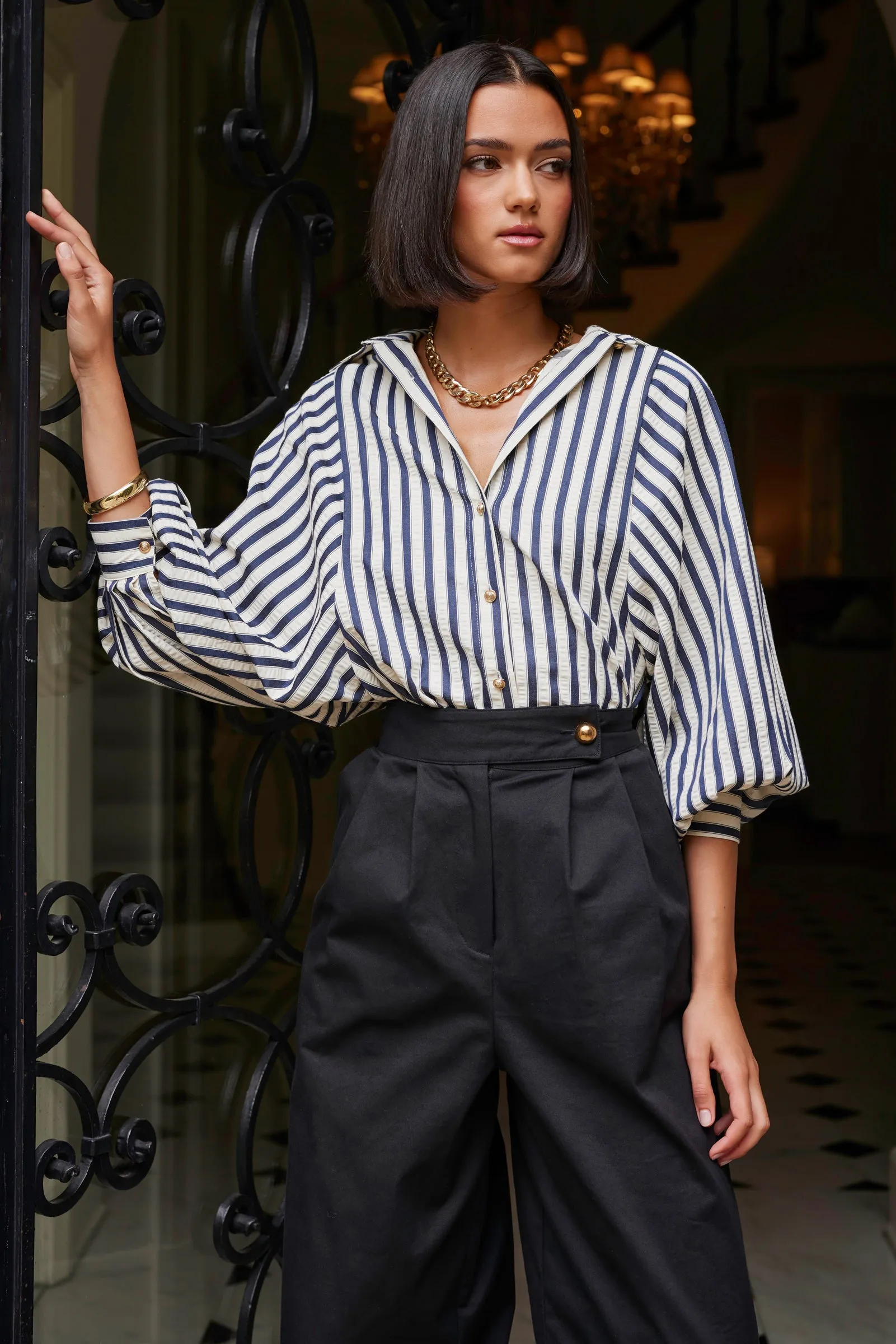 Aly Dolman Sleeve Striped Top sold by bishop + young product image thumbnail 2