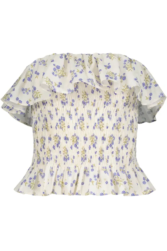 Isabelle Strapless Tiered Top made by bishop + young
