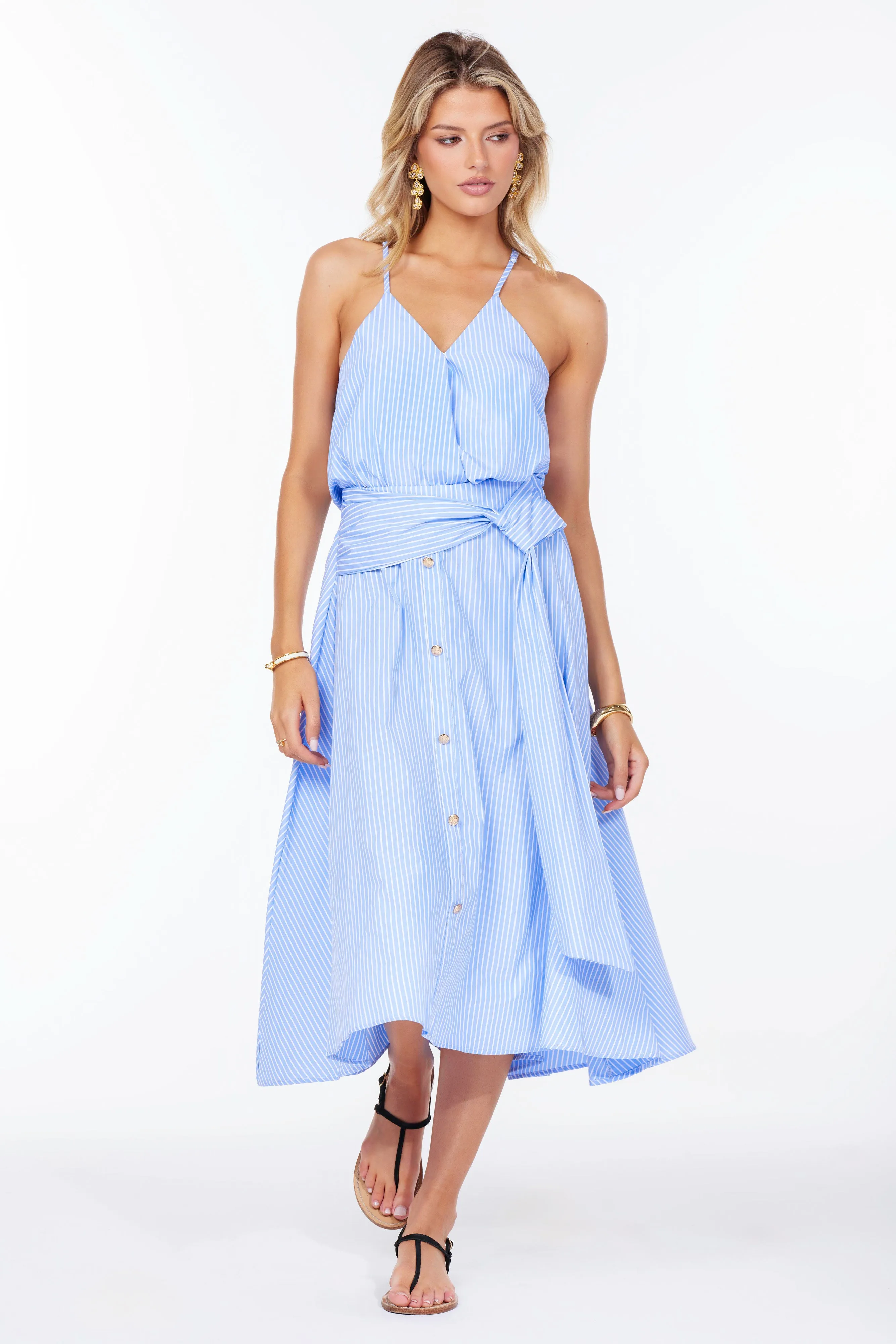 Poplin Bubble Top sold by bishop + young