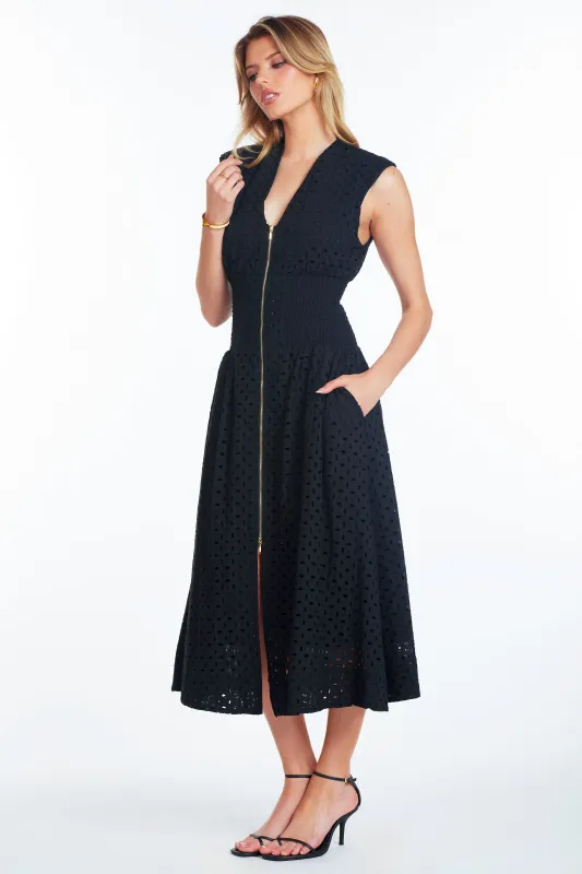 Skye Zip Front Dress made by bishop + young