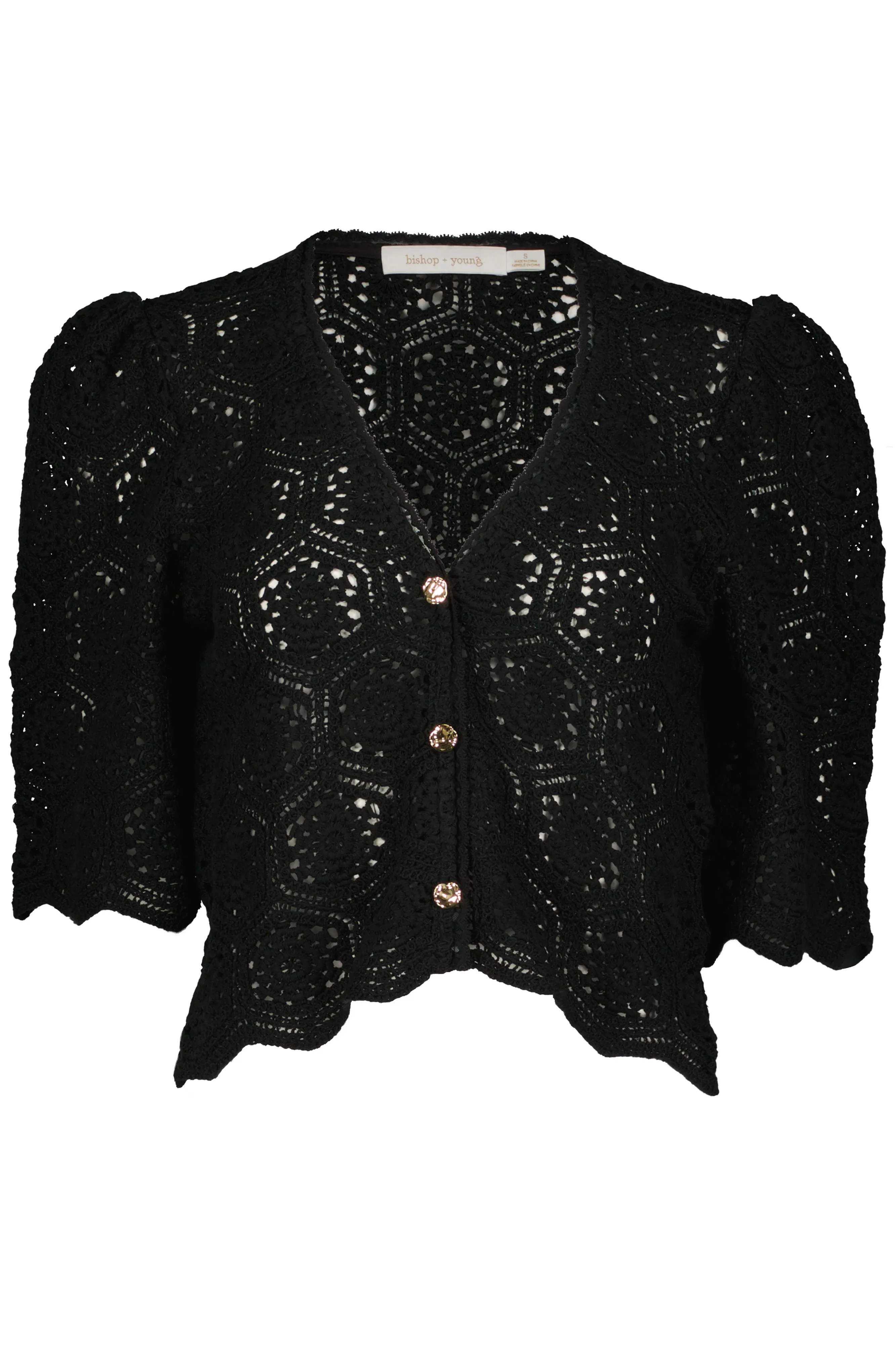 Crochet Cardigan sold by bishop + young product image thumbnail 2