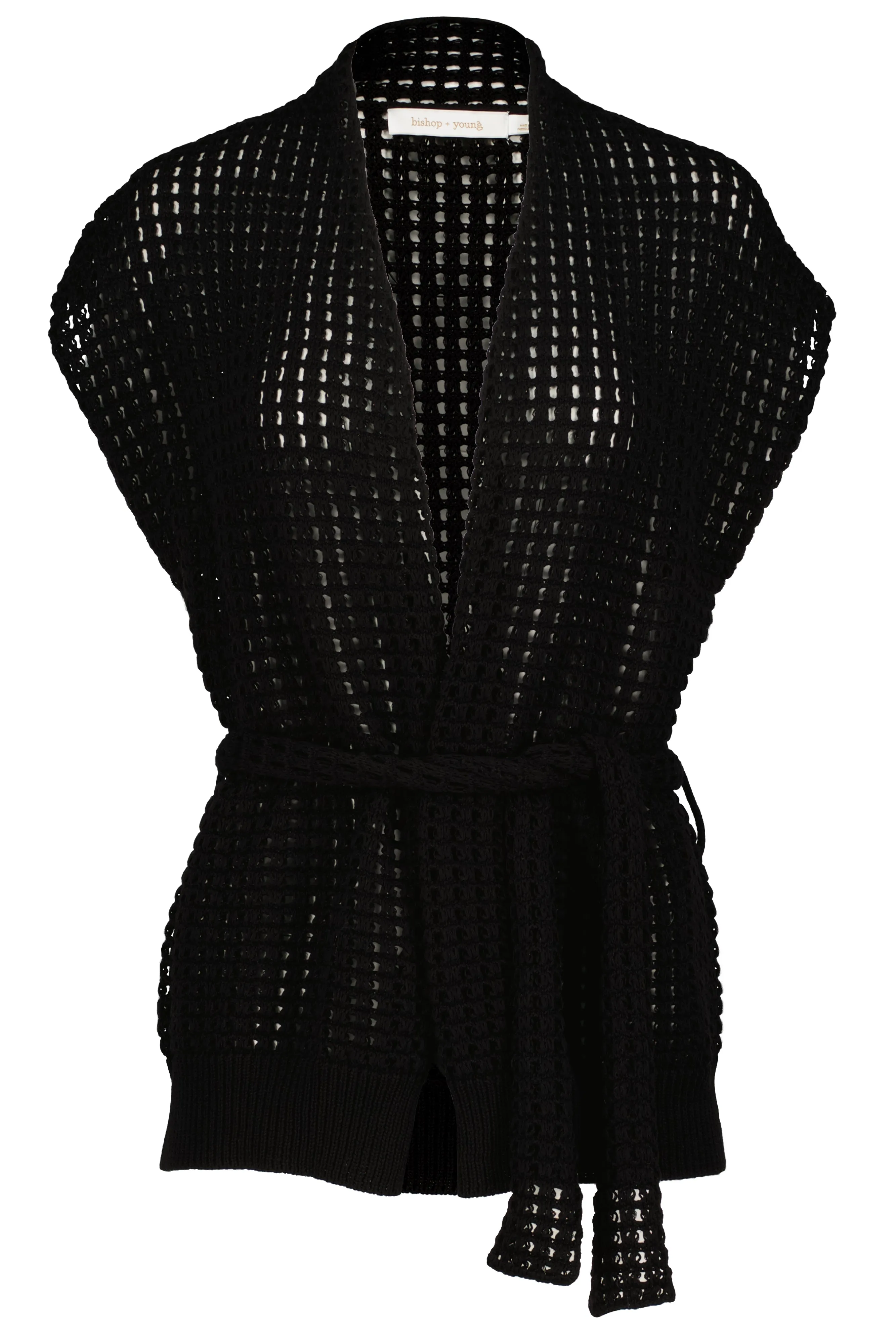 Coastal Belted Cardigan sold by bishop + young