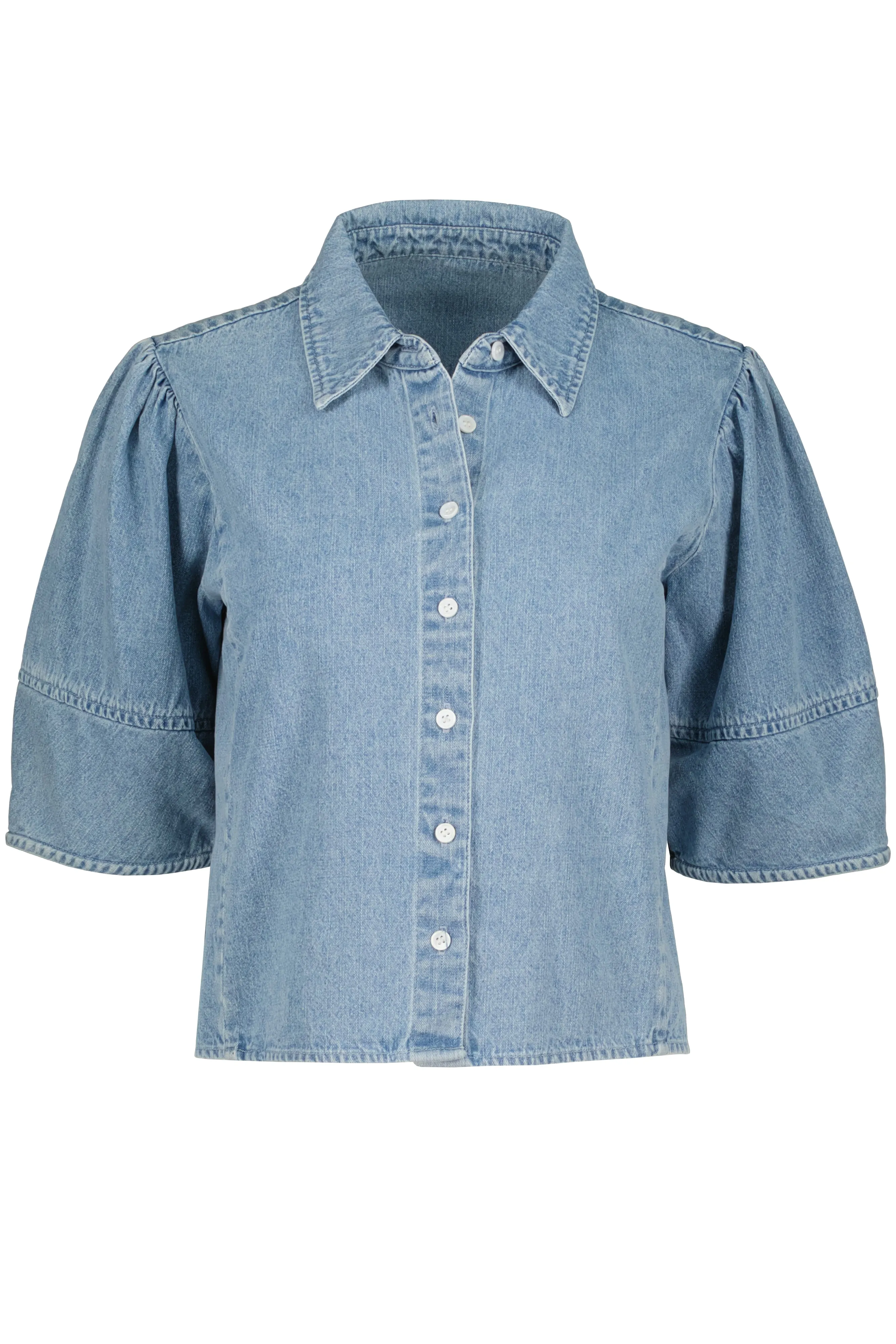 Saint Tropez Denim Top sold by bishop + young product image thumbnail 3